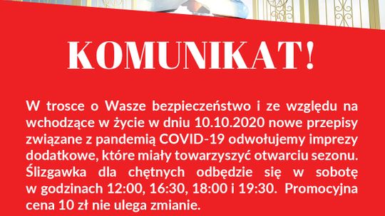 Ślizgawki bez imprez towarzyszących