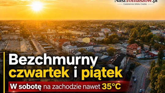 Słońce, coraz cieplej, a w sobotę powrót upału. Na zachodzie nawet 36°C