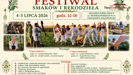Słowiański Festiwal Smaków i Rękodzieła wraca do Tomaszowa Mazowieckiego