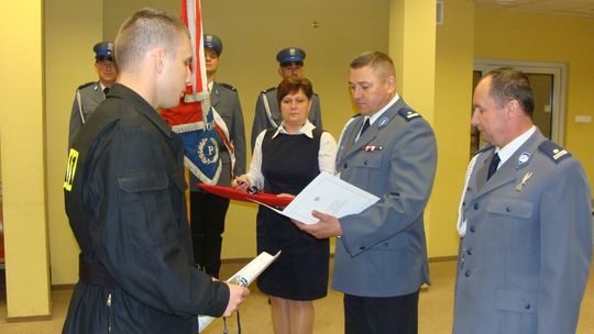 Ślubowanie nowych policjantów