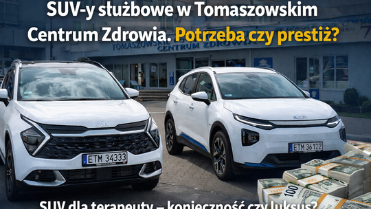 Służbowe SUV-y w Tomaszowskim Centrum Zdrowia. Potrzeba czy prestiż?