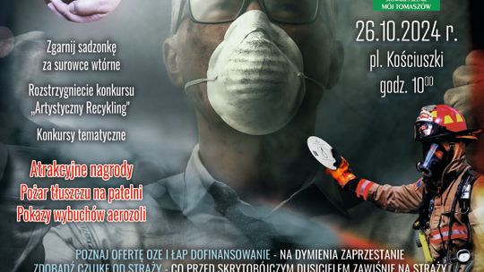 Smog, czad i ogień" - akcja edukacyjna na pl. Kościuszki