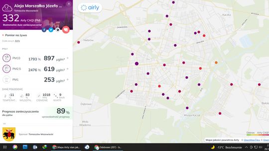 Smog nas zabija. W Tomaszowie z trudem się oddycha
