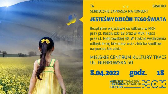 Solidarni z Ukrainą – zaproszenie na koncert