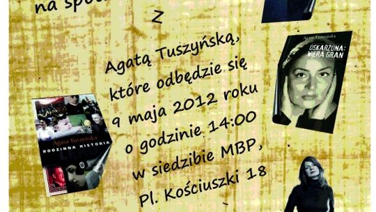 Sotkanie z Agatą Tuszyńską