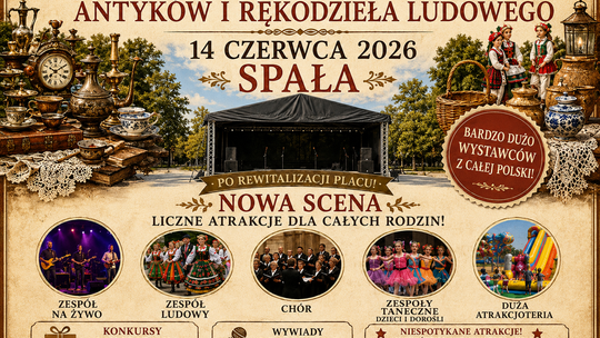 Spalski Jarmark wraca 14 czerwca. Będą antyki, rękodzieło i regionalne smaki