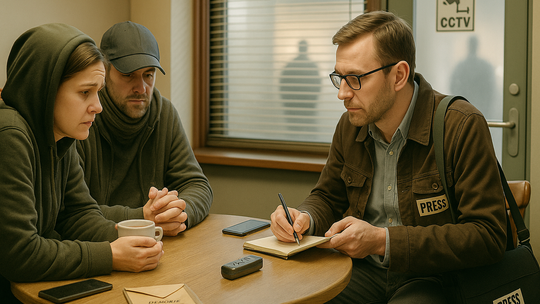 Spod wycieraczki? Niekoniecznie. Rozmawiasz z dziennikarzem, musisz czuć się bezpiecznie