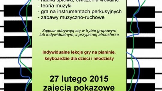 "SPOTKANIA Z MUZYKĄ"  - ZAJĘCIA POKAZOWE DOK
