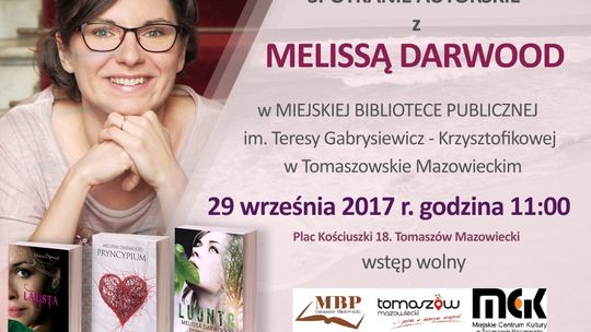 Spotkanie autorskie z Melissą Darwood