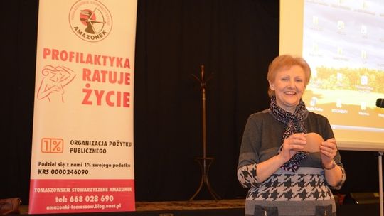 Spotkanie edukacyjne z przedstawicielkami Tomaszowskiego Stowarzyszenia Amazonek w DOK-u