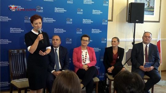 Spotkanie otwarte Koalicji Obywatelskiej w Tomaszowie Mazowieckim