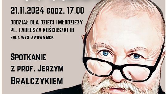 Spotkanie z prof. Jerzym Bralczykiem w MBP