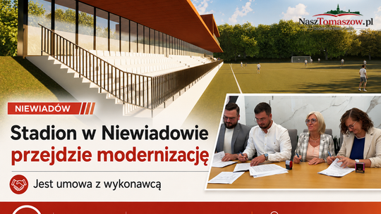 Stadion w Niewiadowie przejdzie modernizację. Jest umowa z wykonawcą