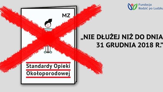 Stanowisko Fundacji Rodzić po Ludzku w sprawie zmian dotyczących Standardów opieki okołoporodowej
