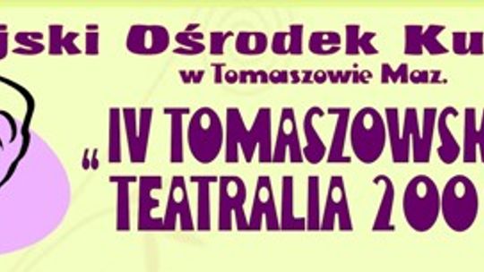 Startują tomaszowskie Teatralia
