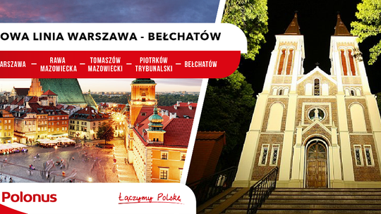 Startuje nowa linia z Warszawy do Tomaszowa Mazowieckiego!