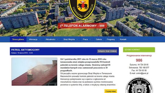 Straż Miejska ma nową stronę internetową