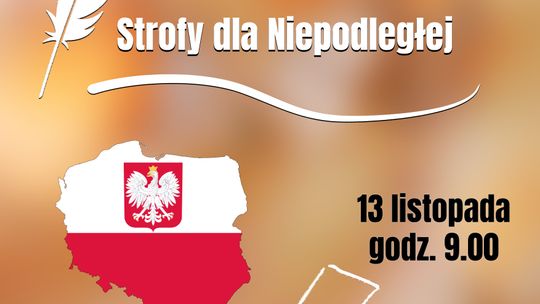 „Strofy dla Niepodległej” w PCAS-ie – zaproszenie na V Powiatowy Konkurs Recytatorski
