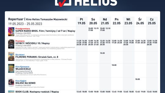 Światowe hity w kinach Helios