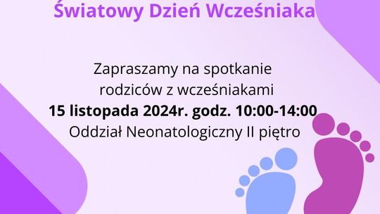 Światowy Dzień Wcześniaka w Tomaszowskim Centrum Zdrowia