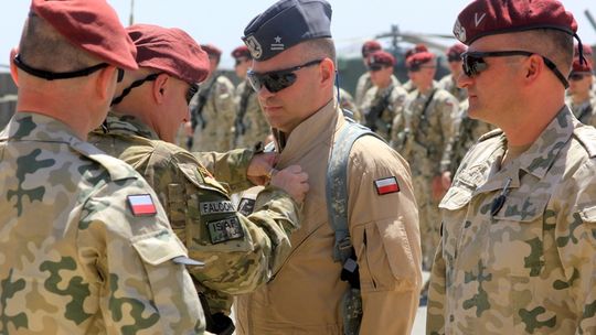 Święto 25BKPow w bazie Ghazni
