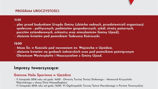 Święto Niepodległości także w Ujeździe