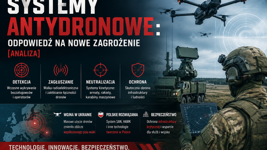 Systemy antydronowe: odpowiedź na nowe zagrożenie (analiza)
