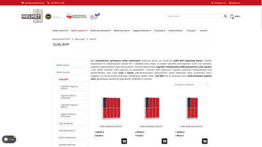 Szafki BHP - czym się charakteryzują?