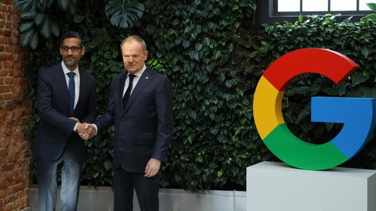 Szef Google po spotkaniu z Tuskiem: podpisujemy memorandum ws. zastosowania AI