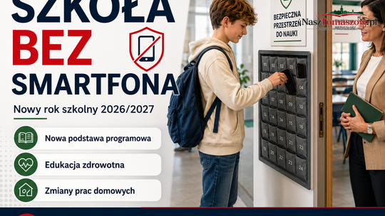 Szkoła bez smartfona. Od 1 września wielkie zmiany: nowa podstawa, obowiązkowa edukacja zdrowotna i inne prace domowe