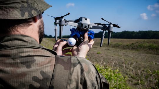 Szkolenie dla nowych operatorów dronów w 9 Łódzkiej Brygady Obrony Terytorialnej
