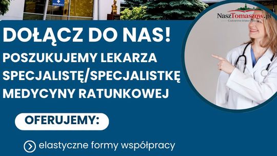 Szpital w Opocznie szuka lekarza medycyny ratunkowej. To ważny sygnał dla regionu