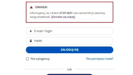 Tak zwany "Polski Facebook" znika z sieci. Masz tam jeszcze konto?