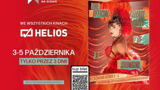 Taylor Swift: The Official Release Party of a Showgirl — tylko w Helios na Scenie