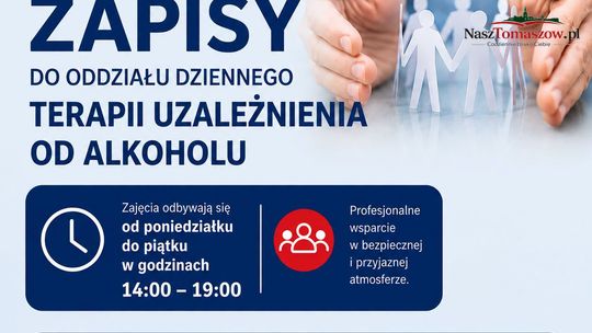 TCZ prowadzi zapisy do dziennej terapii uzależnienia od alkoholu