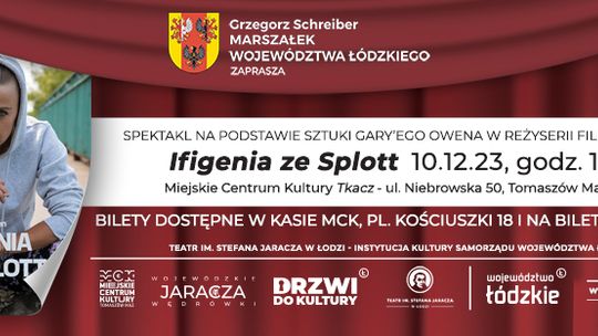 Teatr Jaracza z Łodzi przywędruje do Tomaszowa