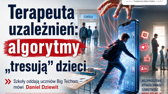 Terapeuta uzależnień: algorytmy „tresują” dzieci, a szkoły oddają je Big Techom