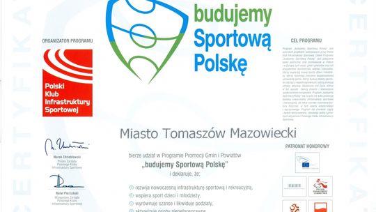 Tomaszów buduje "sportową Polskę"