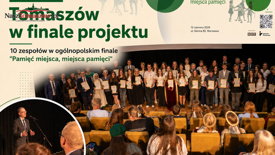 Tomaszów Mazowiecki w finale ogólnopolskiego projektu Instytutu Pileckiego. Młodzi ruszyli śladami pamięci