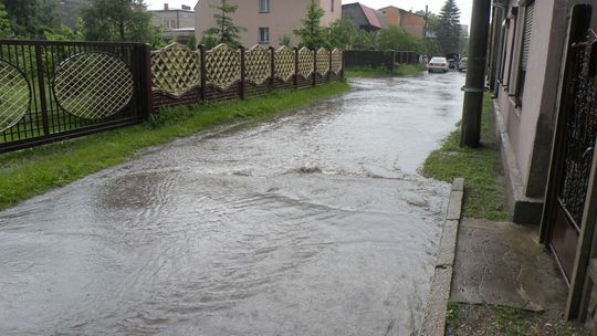 Tomaszów po burzy.