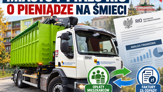 Tomaszów pytał RIO, czy może płacić za śmieci z innych pieniędzy. Dlaczego?