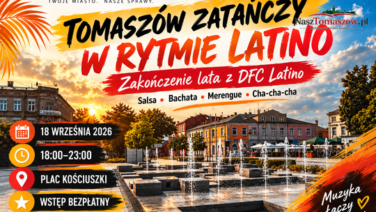 Tomaszów zatańczy dziś w rytmie latino. Plac Kościuszki zamieni się w parkiet