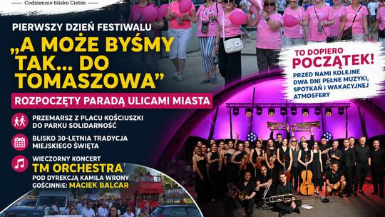 Tomaszów znów poszedł za muzyką. Pierwszy dzień festiwalu „A może byśmy tak… do Tomaszowa” za nami