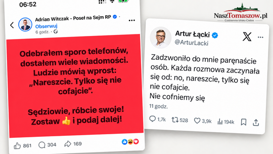 Tomaszowianie, kogoście wybrali?