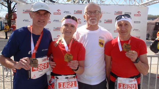 Tomaszowianie w Orlen Warsaw  Marathon