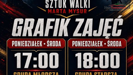 Tomaszowska Akademia Sztuk Walki wraca na matę. Start zajęć od 7 września 2026