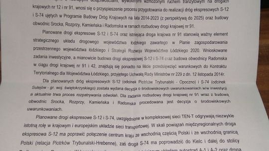 Tomaszowska s74 - co dalej ?