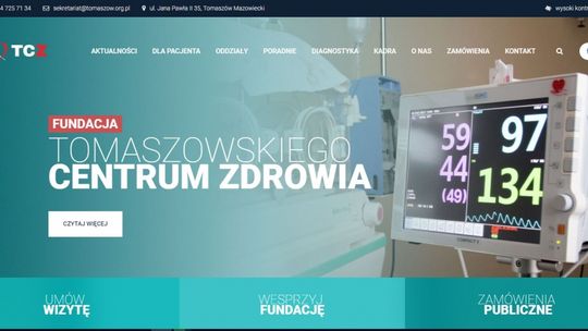 Tomaszowski szpital w nowej witrynie
