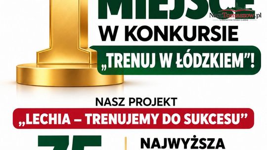 Tomaszowskie Centrum Sportu z 1. miejscem w konkursie „Trenuj w Łódzkiem”