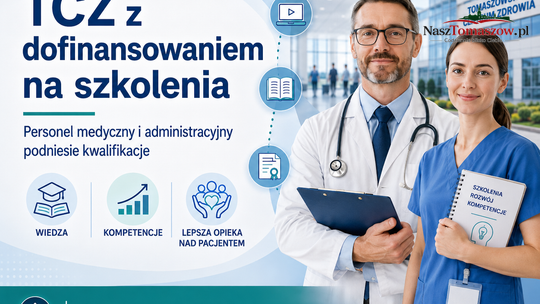 Tomaszowskie Centrum Zdrowia z dofinansowaniem na szkolenia pracowników